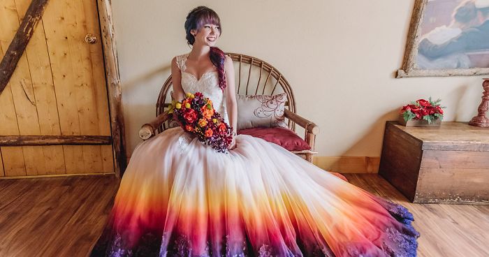 Artista Abre Loja De Vestidos De Noiva Alegres E Coloridos