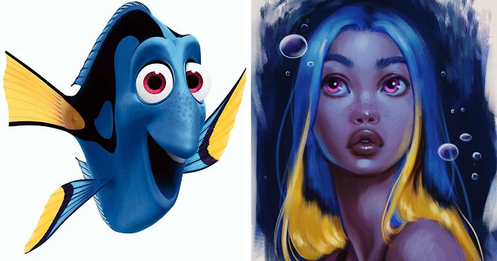 Artista Transforma Animais Da Disney Em Seres Humanos Usando Estilo Próprio