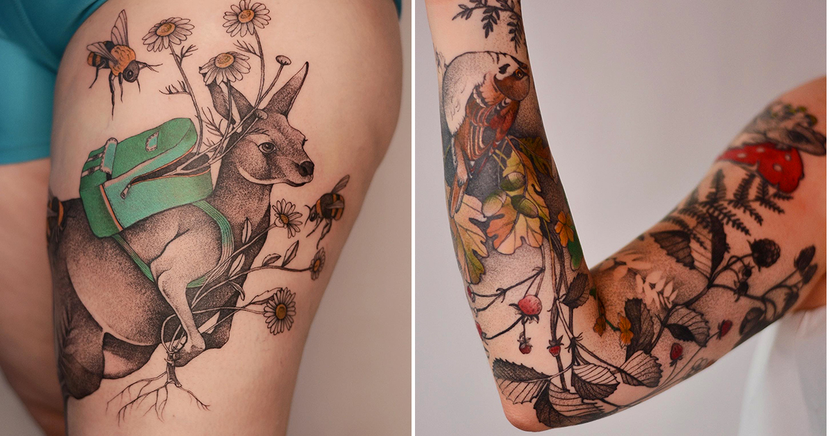 11 Tatuagens Delicadas Da Flora E Da Fauna